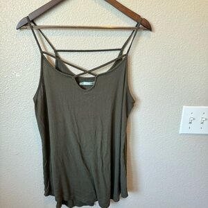 Maurices Green Backless Sleeveless Camisole
